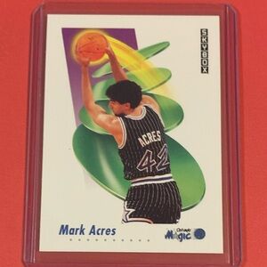Mark Acres #199 1991-92 Skybox Basketball Trading Card